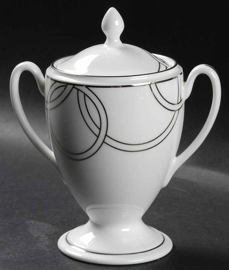 Halo Sugar Bowl & Lid by Waterford China-1
