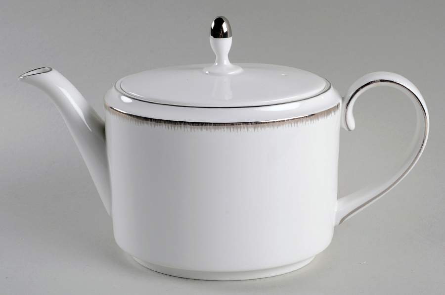 Silver Aster Teapot & Lid by Wedgwood-1