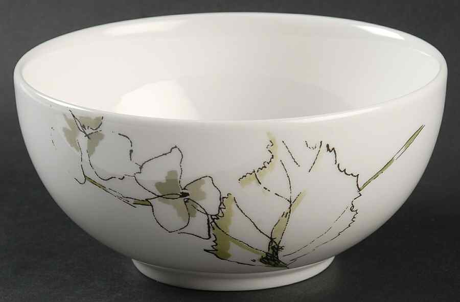 Floral Leaf Coupe Cereal Bowl by Wedgwood-1