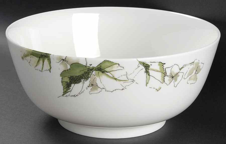 Floral Leaf 9" Round Vegetable Bowl by Wedgwood-1