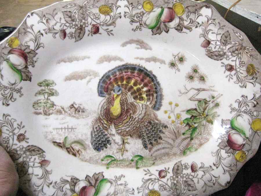 WAJ7 18" Oval Serving Platter by Wales (Japan)-1