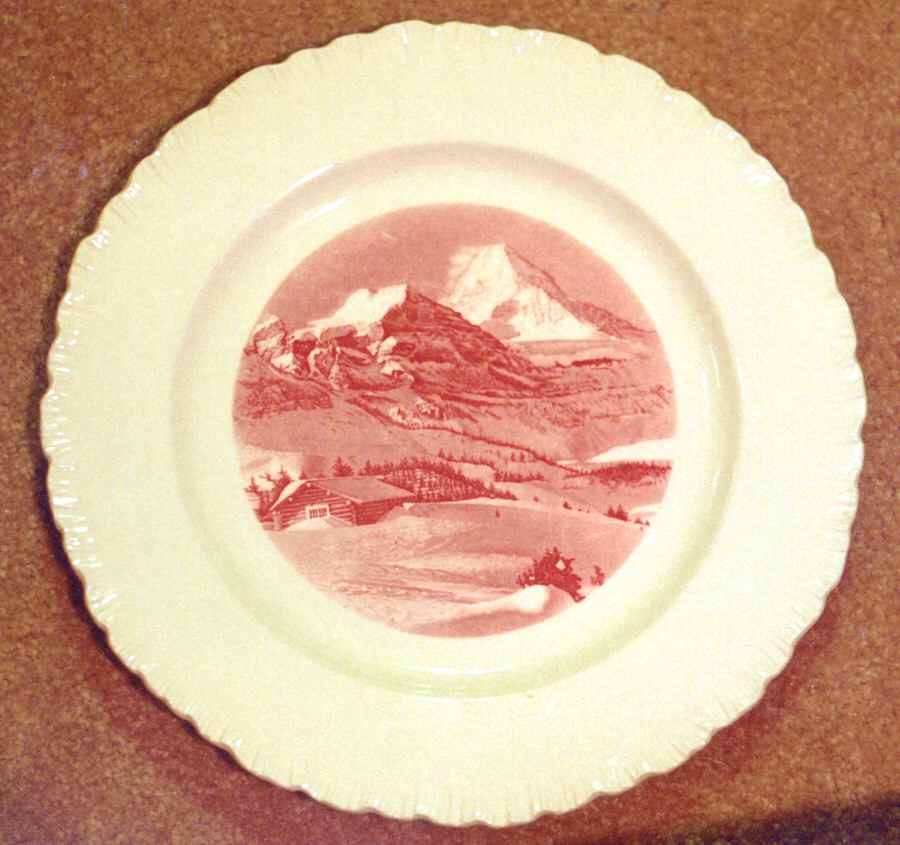 WW505 Red Dinner Plate by Wedgwood-1