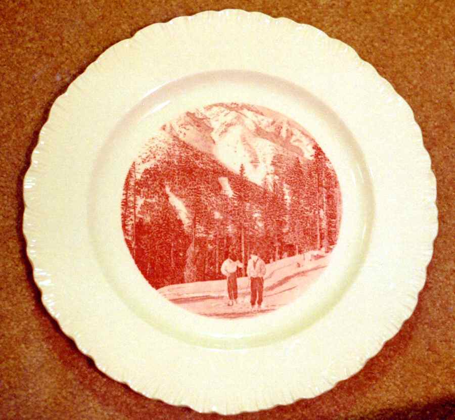 WW505 Red Dinner Plate by Wedgwood-1