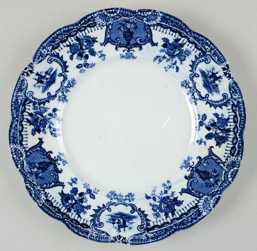 Raleigh Blue Luncheon Plate by Wedgwood-1