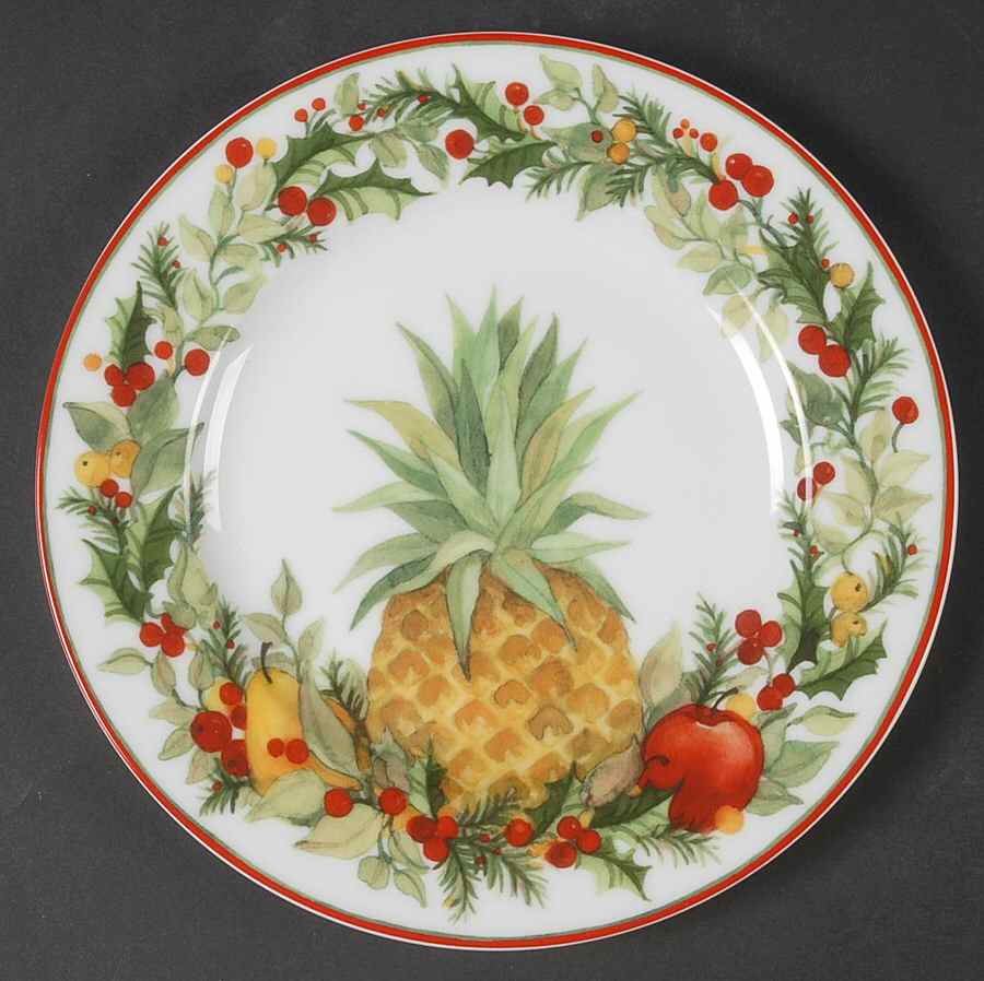 Holiday Jubilee Salad/Dessert Plate by Williamsburg-1