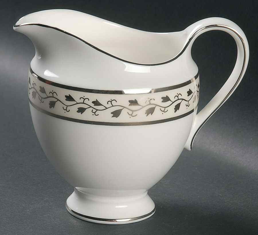 Meadow Silver Creamer by Wedgwood-1