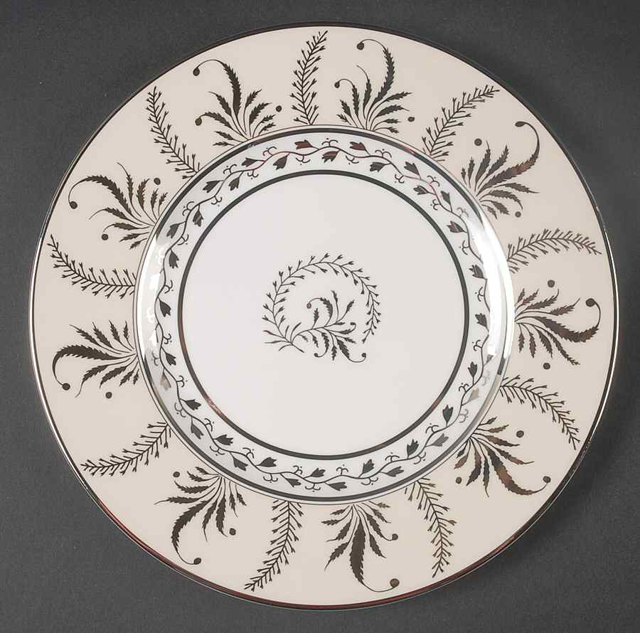 Meadow Silver Accent Salad Plate by Wedgwood-1