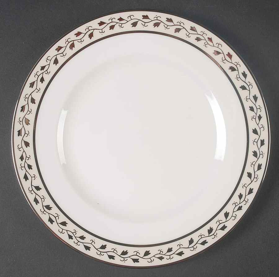 Meadow Silver Salad Plate by Wedgwood-1
