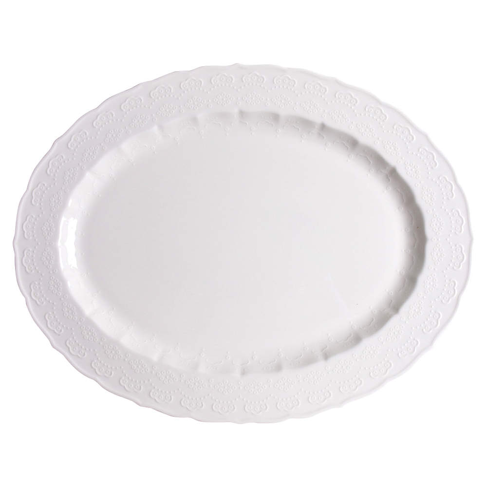 Trousseau 15" Oval Serving Platter by Wedgwood-1