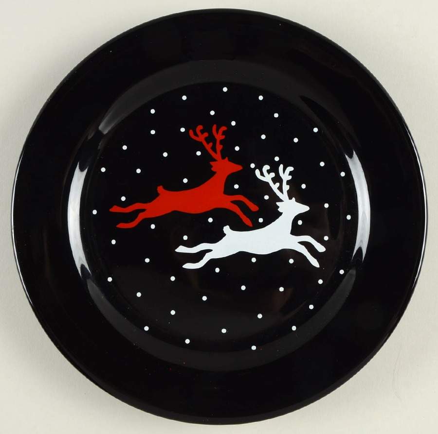 Festive Holiday Salad Plate by Waechtersbach-1