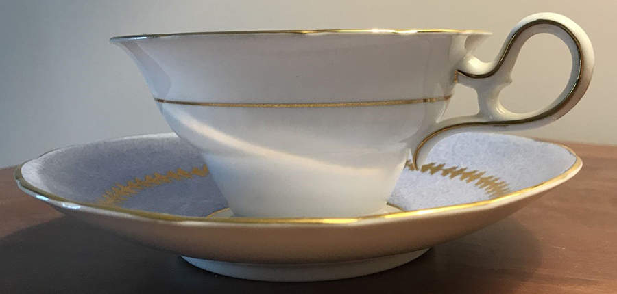WBR2 Footed Cup & Saucer Set by Westbrook-1