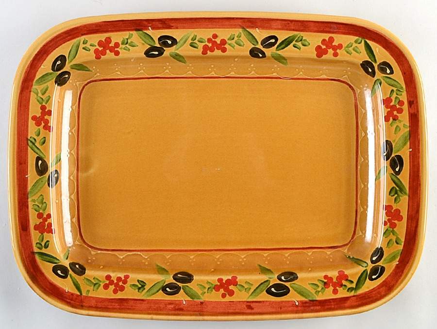 Olives 19" Rectangular Serving Platter by Williams-Sonoma-1