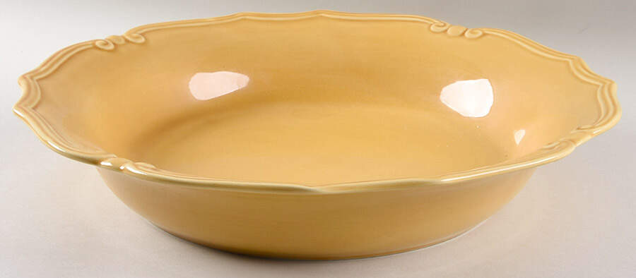 Scallop Dijon 14" Round Serving Bowl by Williams-Sonoma-1
