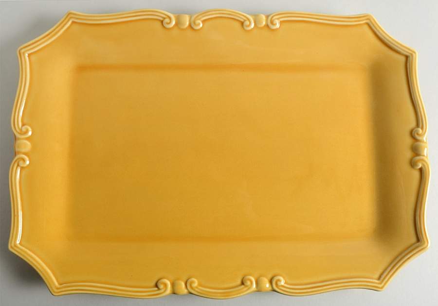 Scallop Dijon 17" Rectangular Serving Platter by Williams-Sonoma-1