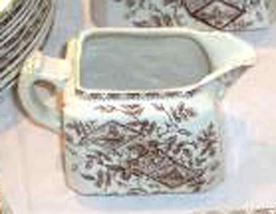 Etruria Brown Creamer by Whittaker & Co-1