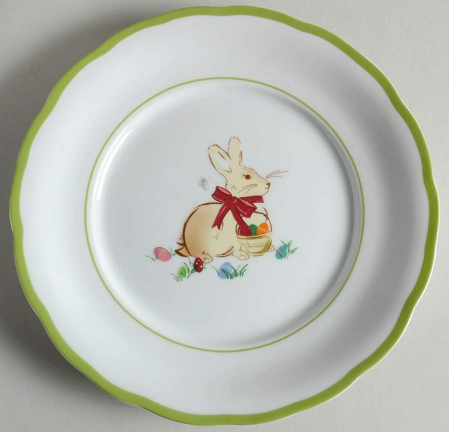 Spring Bunny Salad/Dessert Plate by Williams-Sonoma-1