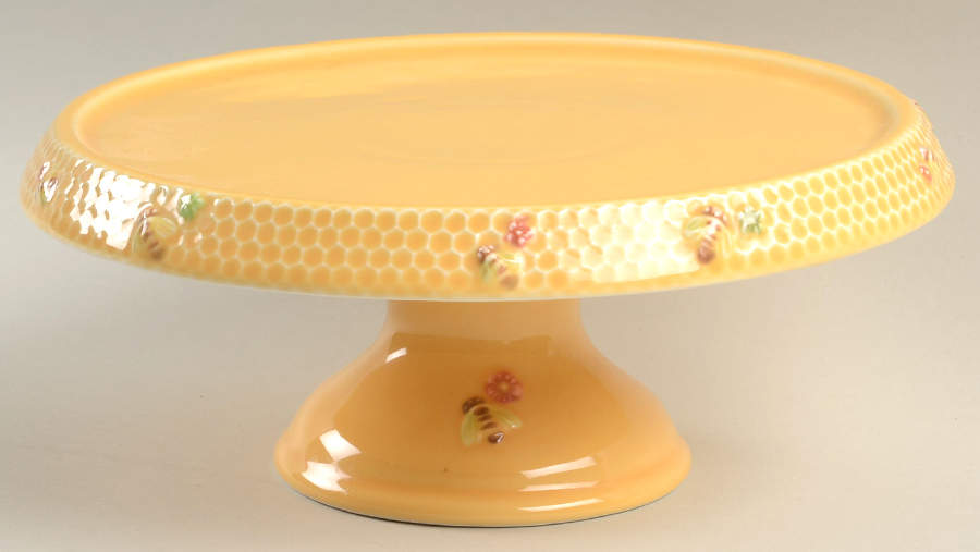 Honeybee 9" Diameter Pedestal Cake Stand by Williams-Sonoma-1