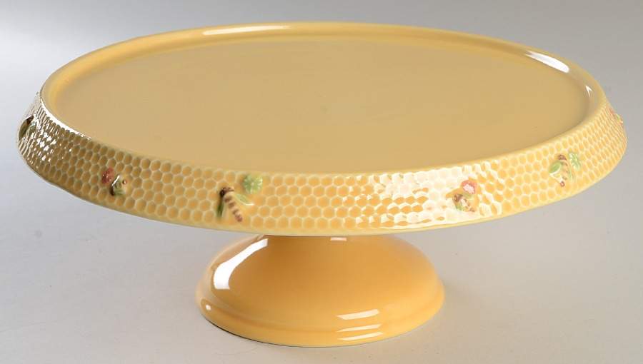 Honeybee 12" Diameter Pedestal Cake Stand by Williams-Sonoma-1
