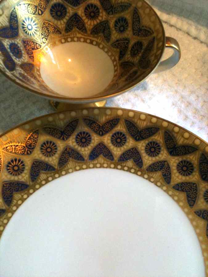 WIG1113 Footed Cup & Saucer Set by Winterling - Bavaria-1