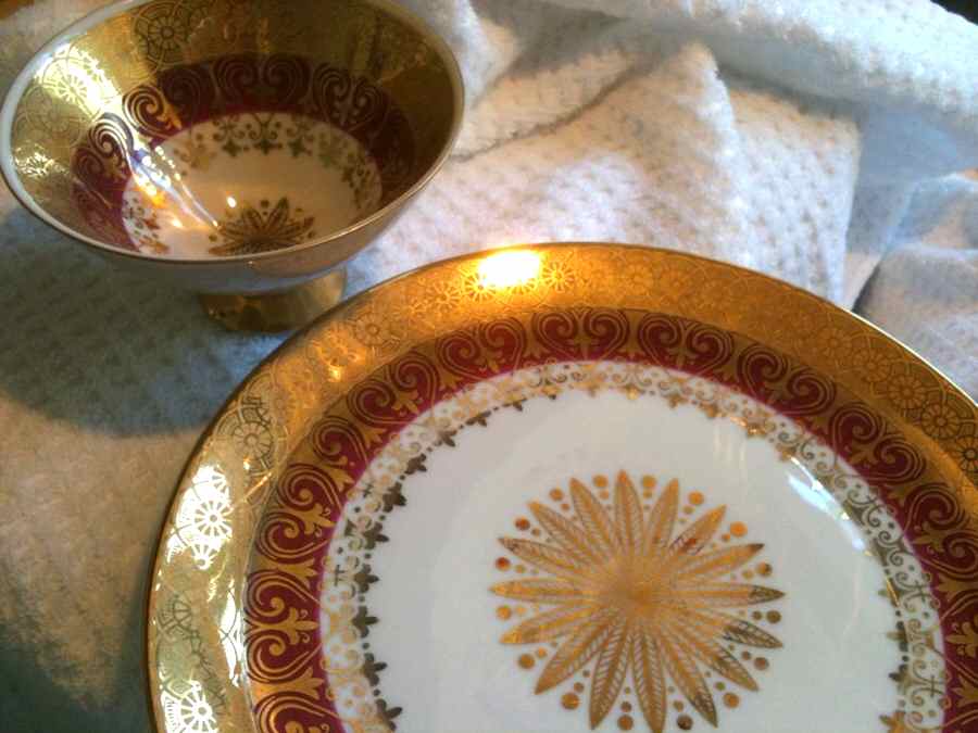 WIG1114 Footed Cup & Saucer Set by Winterling - Bavaria-1