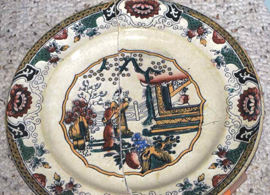 Nankin Dinner Plate by J F Wileman-1