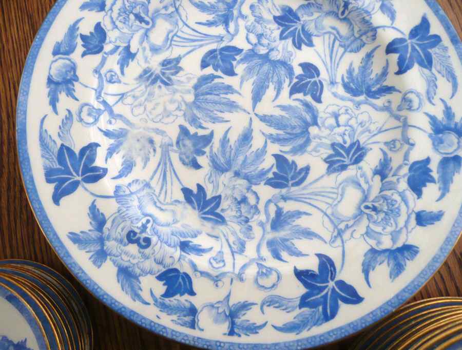 Peoney (Blue) Dinner Plate by Wedgwood-1