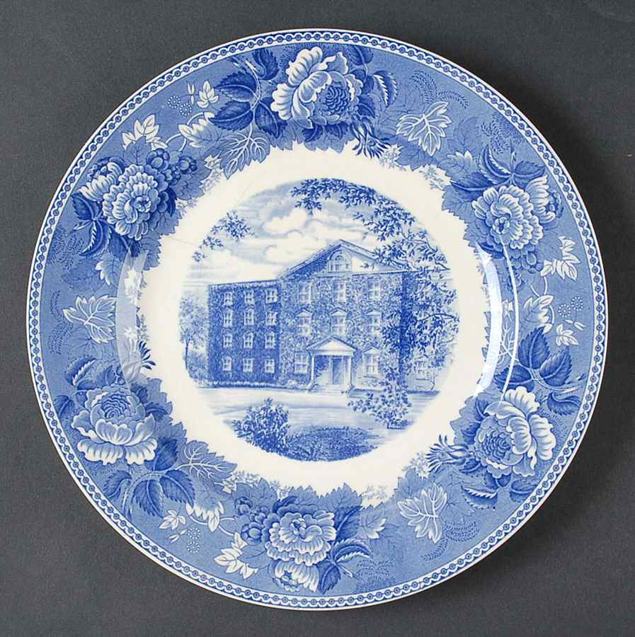 Wake Forest College Blue Dinner Plate by Wedgwood-1