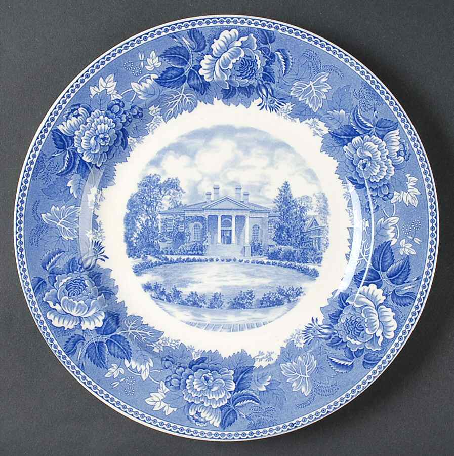 Wake Forest College Blue Dinner Plate by Wedgwood-1