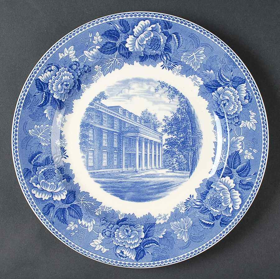 Wake Forest College Blue Dinner Plate by Wedgwood-1