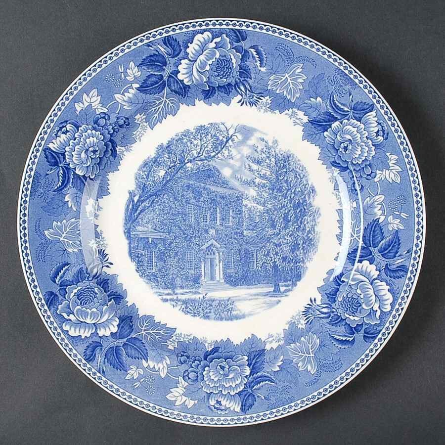 Wake Forest College Blue Dinner Plate by Wedgwood-1
