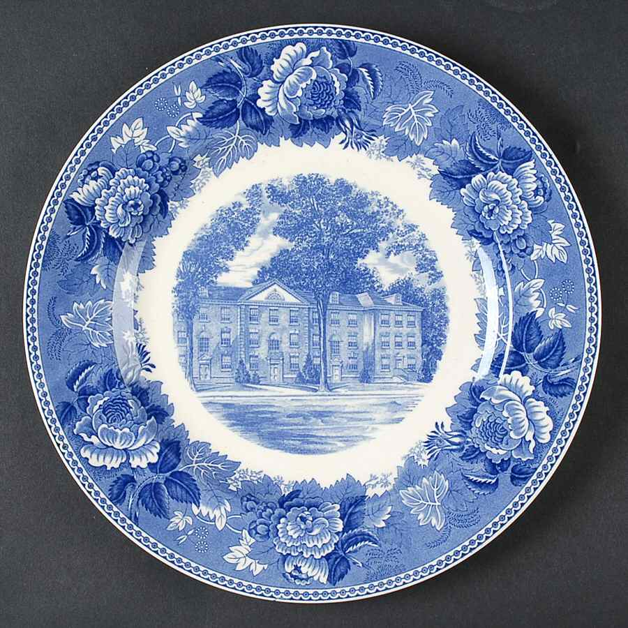 Wake Forest College Blue Dinner Plate by Wedgwood-1