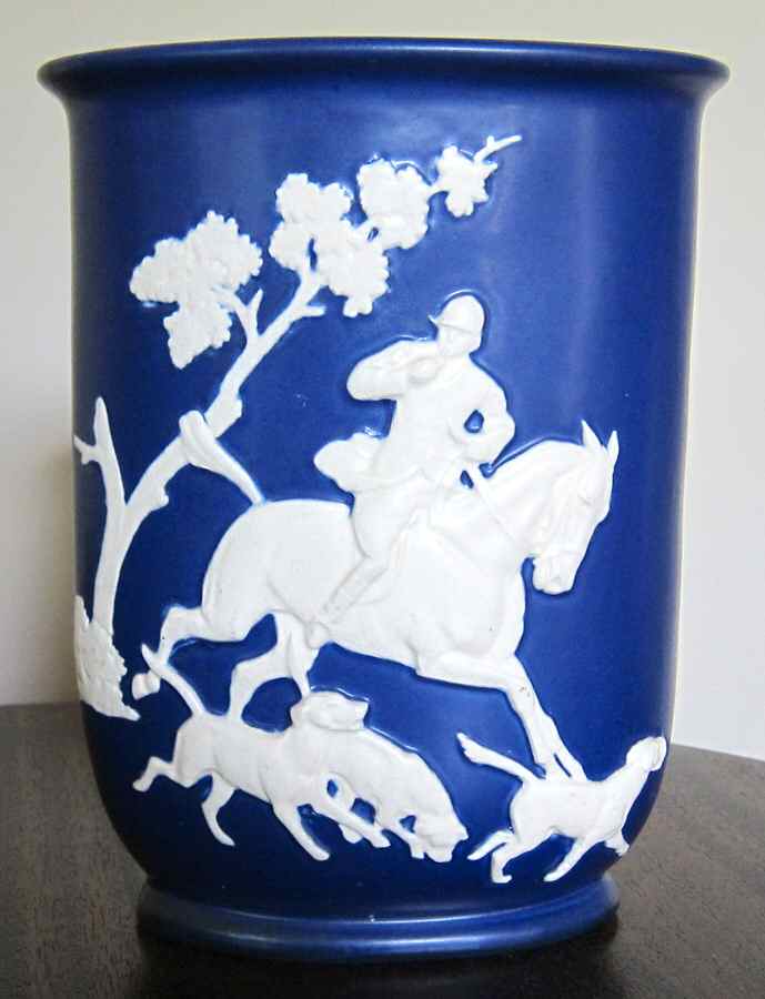 Chase Blue 9" Vase by Weller-1
