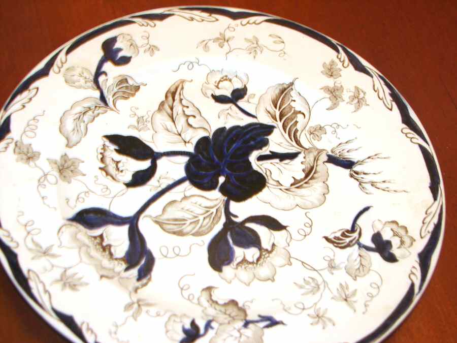 Water Nymph (Brown Blue) Dinner Plate by Wedgwood-1