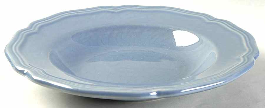 Baroque Light Blue Large Rim Soup Bowl by Williams-Sonoma-1
