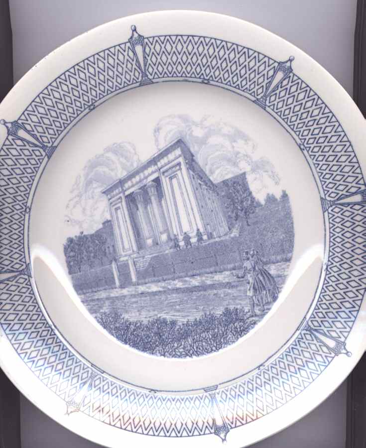 Medical College of Virginia Blue Dinner Plate by Wedgwood-1