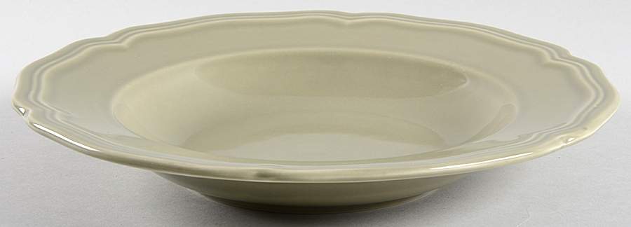 Baroque Green Large Rim Soup Bowl by Williams-Sonoma-1