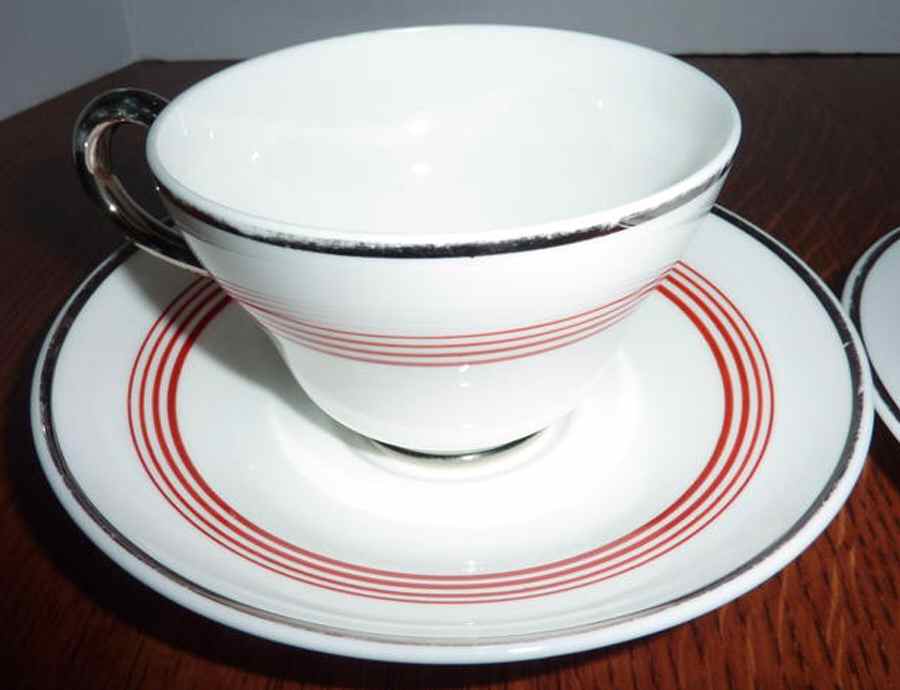5137 Flat Cup & Saucer Set by Wedgwood-1