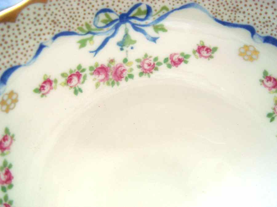 Ribbon and Roses Saucer by Wedgwood-1