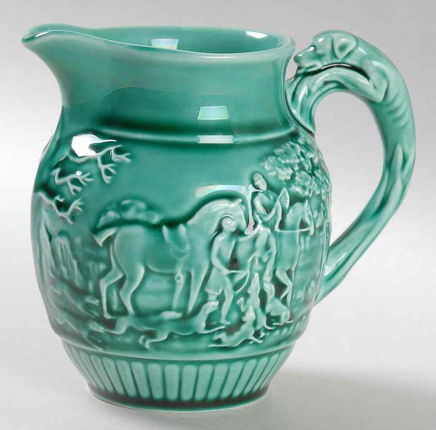 D'Ye Ken John Peel Green 10 Oz Pitcher by Wedgwood-1