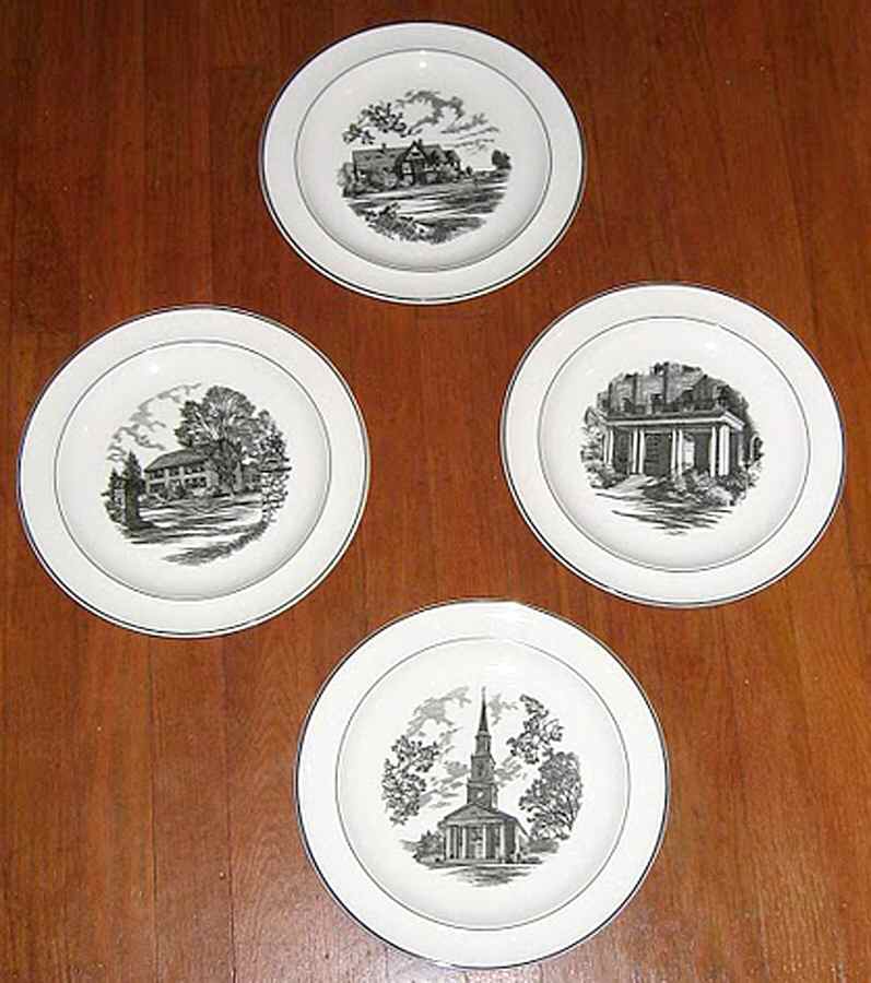 Ethel Walker Scholl Black Dinner Plate by Wedgwood-1