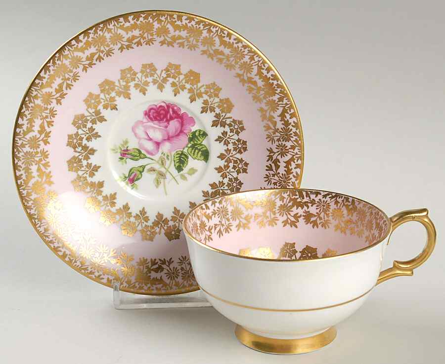 188-60 Footed Cup & Saucer Set by Windsor (England)-1