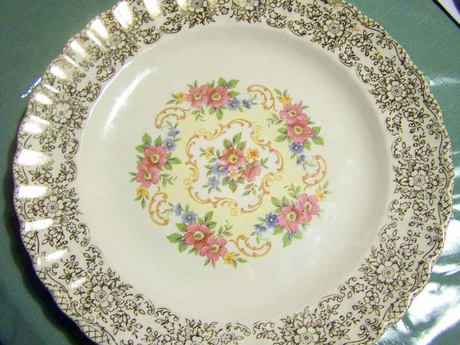 Rose Bower Dinner Plate by Warwick-1