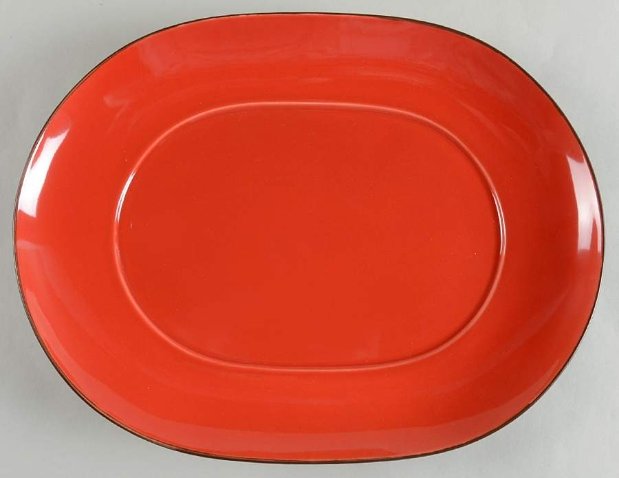 Duo 13" Oval Serving Platter by Waechtersbach-1