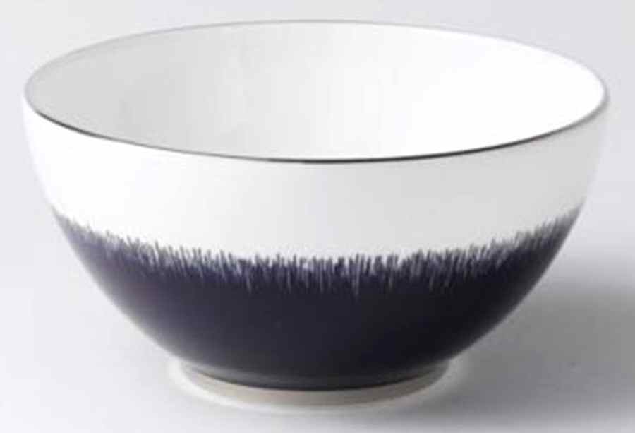 Jasper Conran Navy Fringe Gift Bowl by Wedgwood-1
