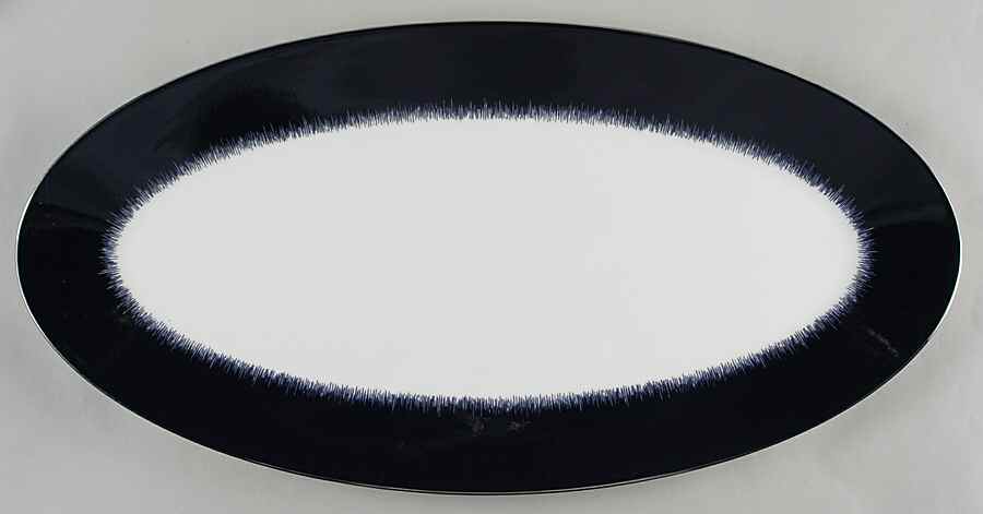 Jasper Conran Navy Fringe 20" Oval Serving Platter by Wedgwood-1