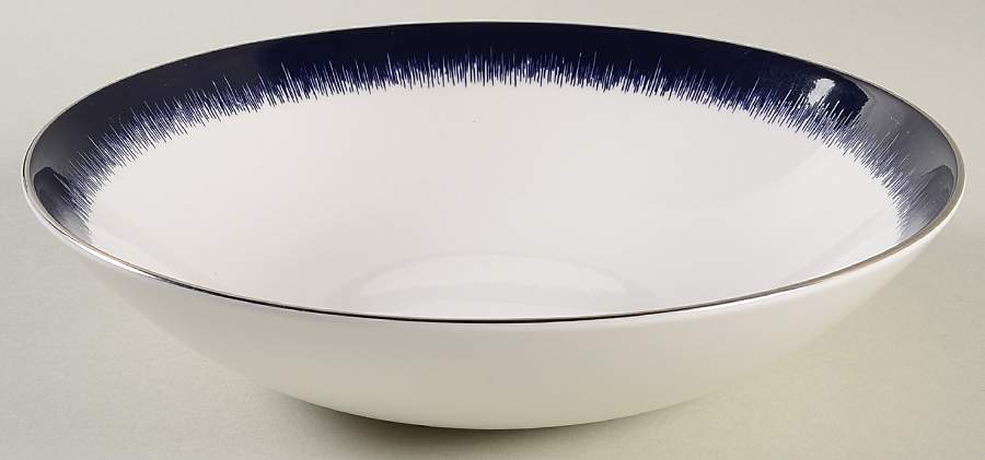 Jasper Conran Navy Fringe Coupe Soup Bowl by Wedgwood-1