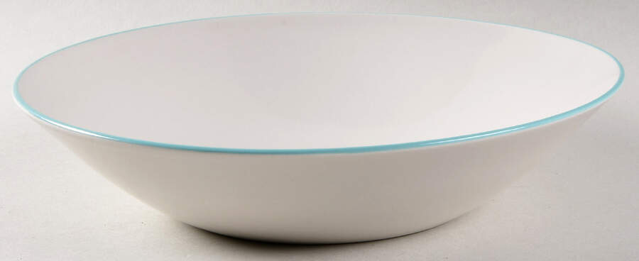 Nature's Canvas Limestone (White) 8" Individual Pasta Bowl by Wedgwood-1