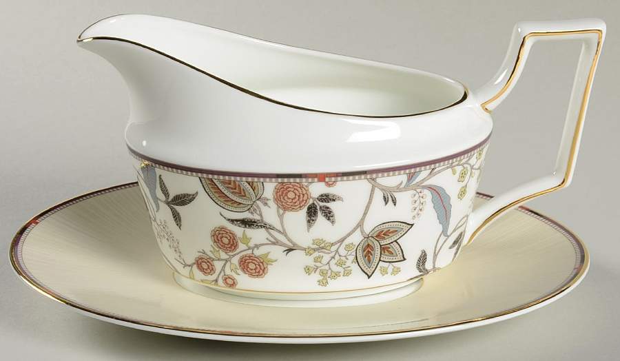 Pashmina Gravy Boat & Underplate by Wedgwood-1