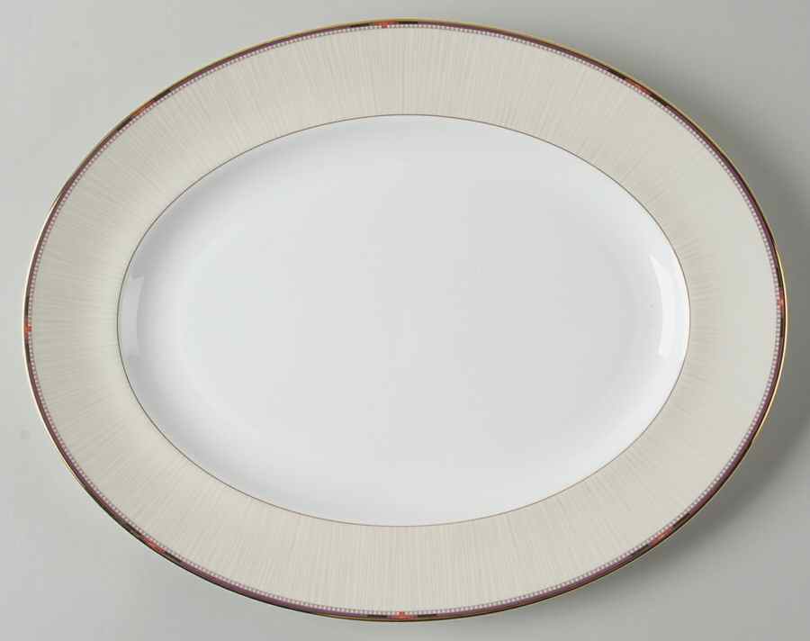 Pashmina 13" Oval Serving Platter by Wedgwood-1