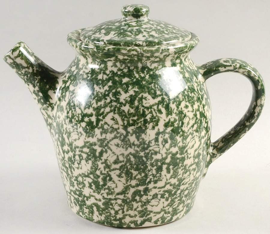 Green Sponge Coffee Pot & Lid by Workshop Gerald Henn-1
